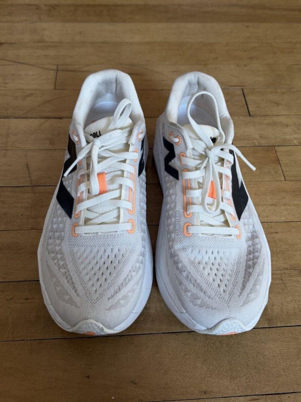 New Balance FuelCell SuperComp Trainer v2 Running Shoes White Orange Women's 9.5